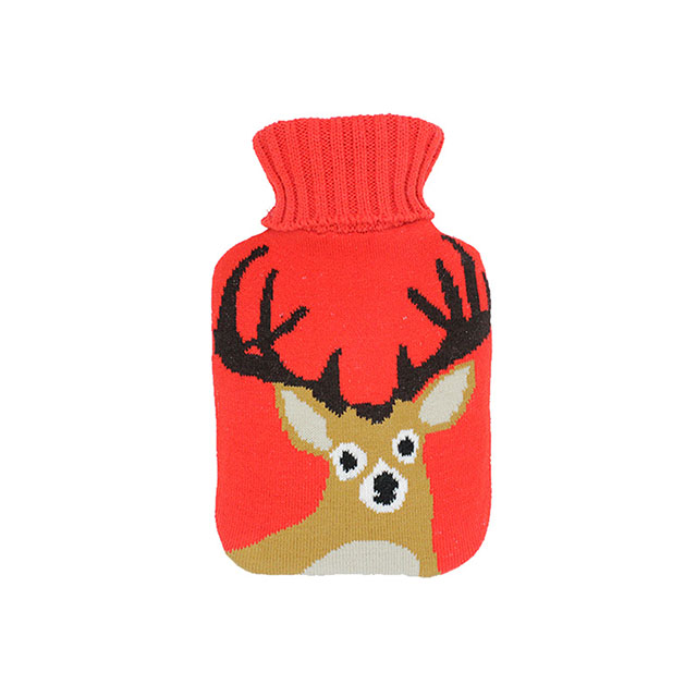 Hot Water Bag Cute Christmas Style Knitted Cover
