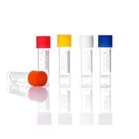 Transparent Freezing Plastic Cryogenic Vials Tube With Flat Bottom