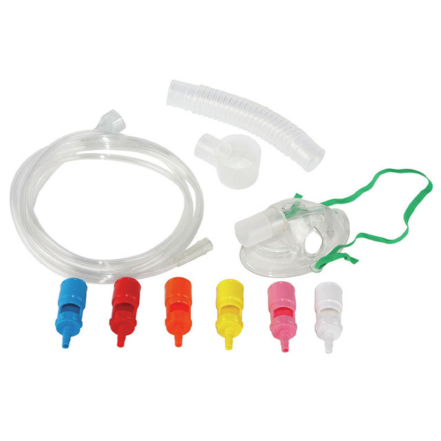 Adult Venturi Medical PVC Oxygen Mask With Adjustable Oxygen Concentration