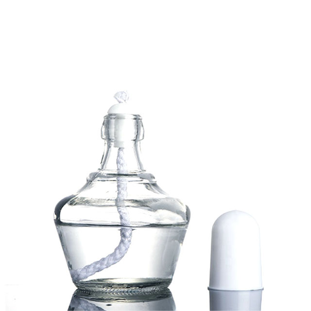 Transparent Glass Alcohol Lamp With Plastic Cap for Lab Use