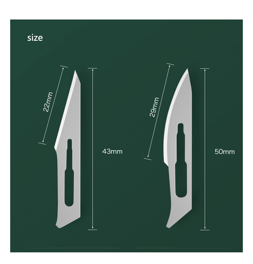 Disposable Surgical Scalpel Blades Sterile Surgical Blade Carbon Steel from China manufacturer