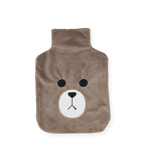 Hot Water Bag Cute Fleece Cover Animal Pattern 
